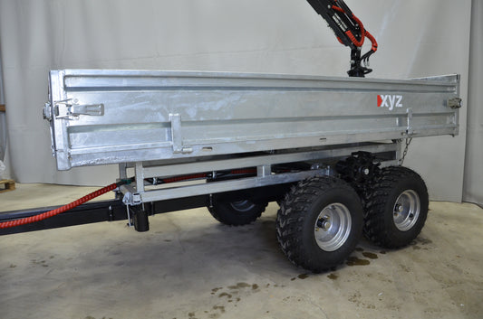 Flak med hydraulisk tipp